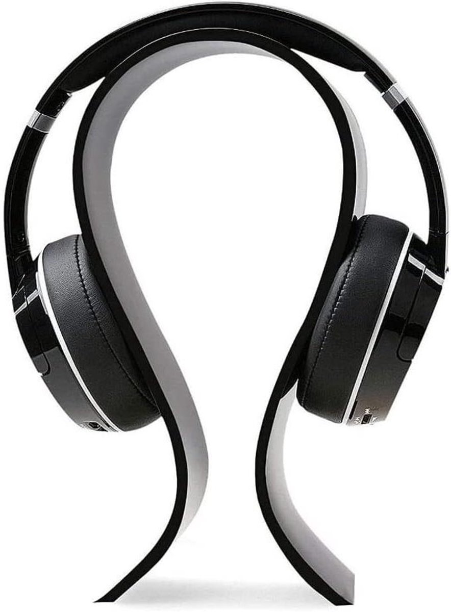 Headset Houder - Hoofdtelefoonstandaard Bureau - Bureau Organisatie - U-vormige Acryl - 12 x 6.1 x 25cm - Zwart
