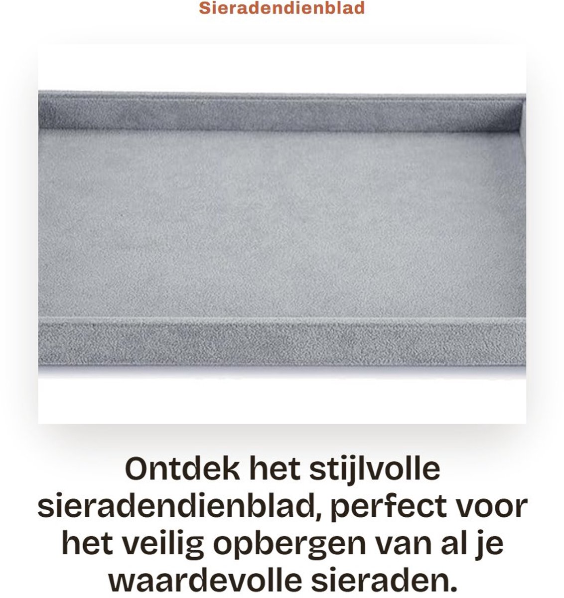 Dailygoods- Sieradendienblad stapelbaar - Sieradenopberger met ritsen - Organizer voor ringen/oorbellen - Verstelbare scheidingswanden - Hoogwaardig houtcomposiet met fluweel