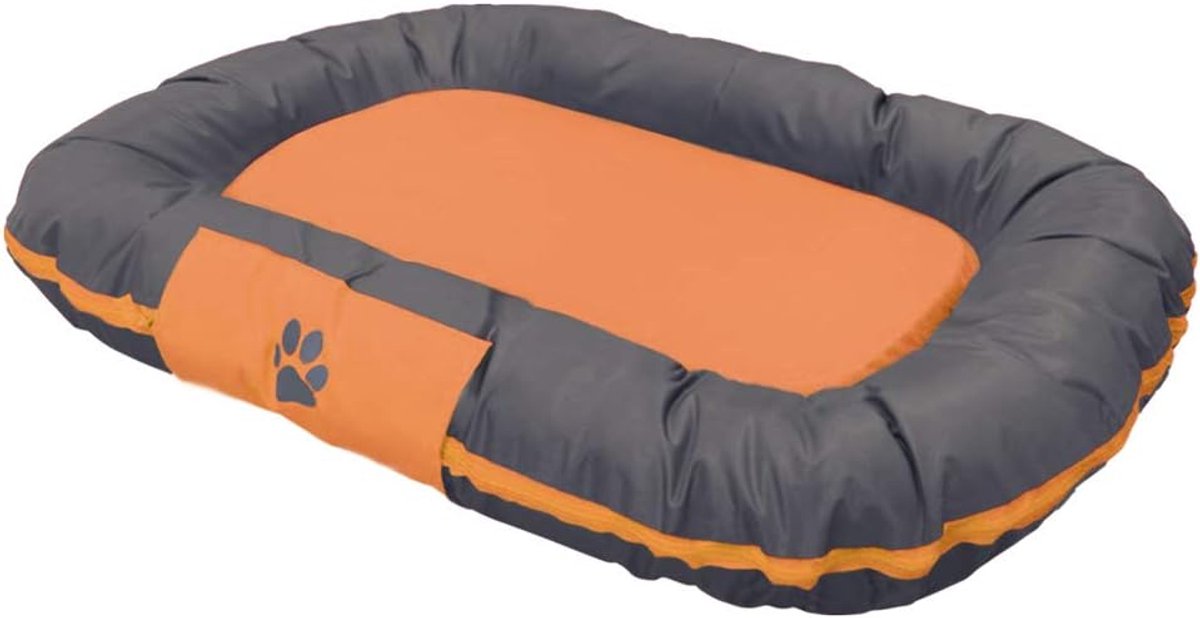 Luxe Hondenmand Kussen Rechthoekig Oranje 113x83 cm - Comfortabel Hondenkussen