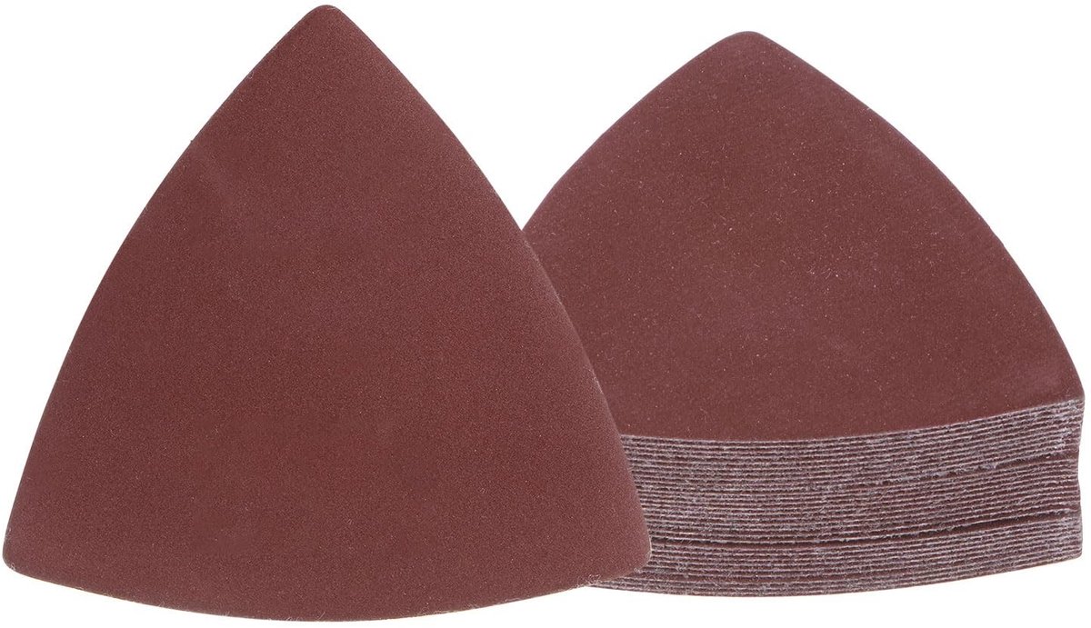 Dailygoods - 30 stuks schuurpapier driehoekig - korrel 600 - ideaal voor polijsten - 3-1/8 inch - perfect voor meubels - diverse korrelgroottes