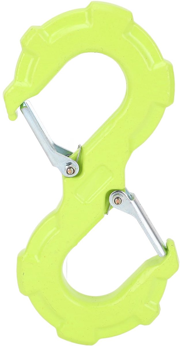Dailygoods- Lierhaak S-vorm - Koolstofstaal - 6600LBS Laadvermogen - Multifunctioneel - Heavy-duty - Compact ontwerp - Trekhaak