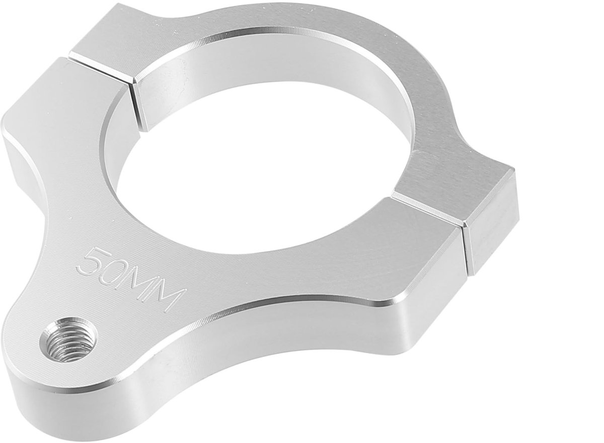 Dailygoods- Klem Universele Stuurdemper - Aluminiumlegering - 50mm Gatdiameter - Schokdemper - Vervanging - Duurzaam en Stevig