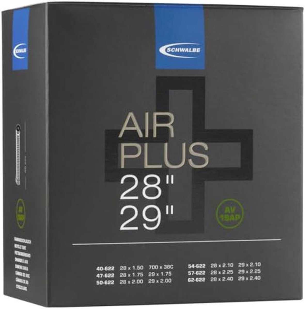 Binnenband - Fietsband - Fietsreparatie - Air Plus - 28 Inch - Zwart