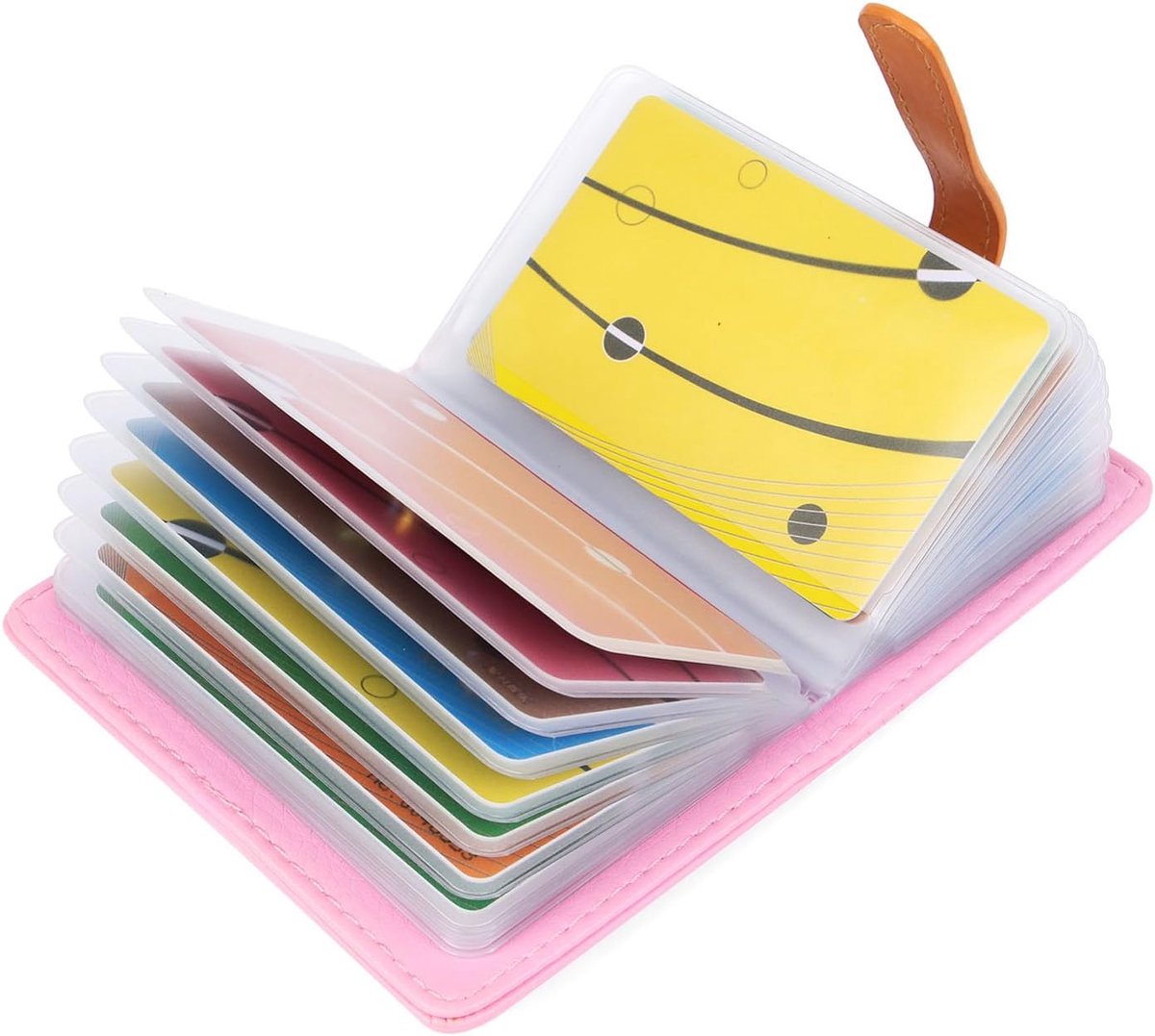 Houders Kaarten - Portemonnee Organizer - Veilig Opbergen - Ruim 26 Sleuven - 11 x 8 cm - Meerdere Kleuren