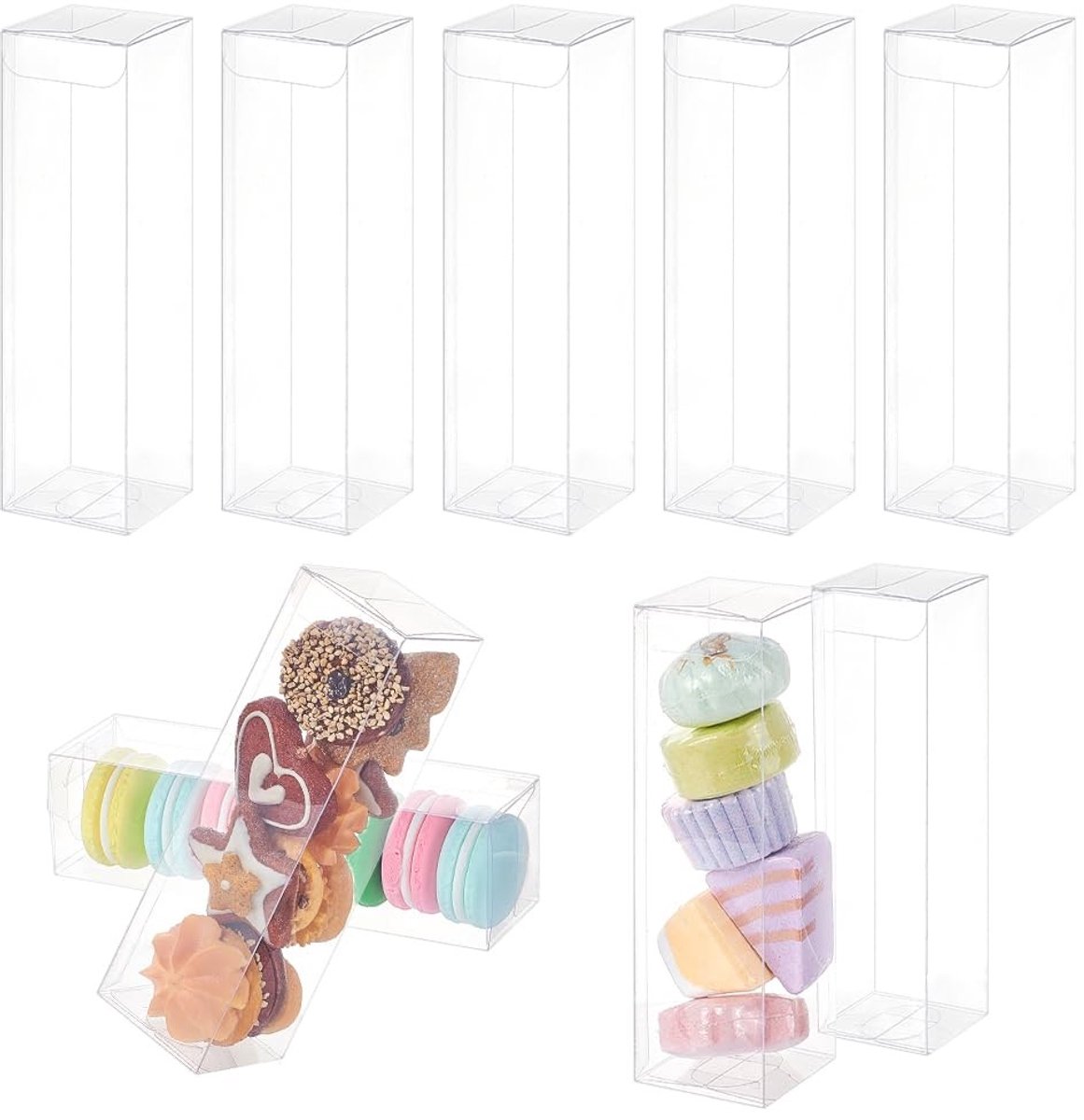 Dailygoods - Transparante Geschenkdozen - Perfect voor Bruiloften en Valentijnsdag