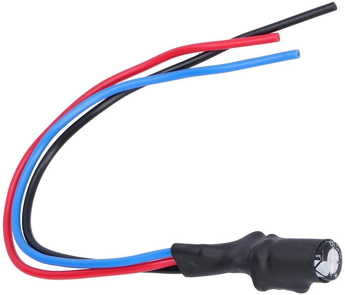Dailygoods- Signaalfilter Gelijkrichterkabel voor Achteruitrijcamera - Condensator Filter - 12 V Draad - Voor Duitse/Amerikaanse Auto's - PVC Materiaal