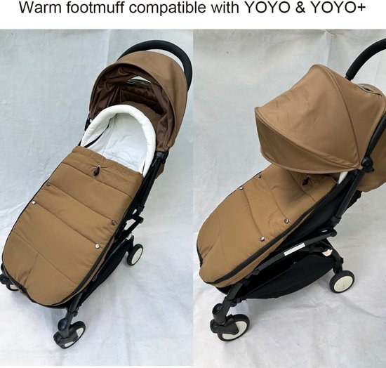 Universele Warme Voetenzak voor Kinderwagen met Zachte Voering en Waterafstotende Buitenkant van Universele — afbeelding 5