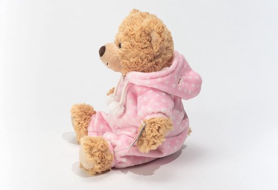 Pluche Beer - Knuffelbeest - Slapen - Uitneembare Pyjama - 30 cm - Blauw — afbeelding 5