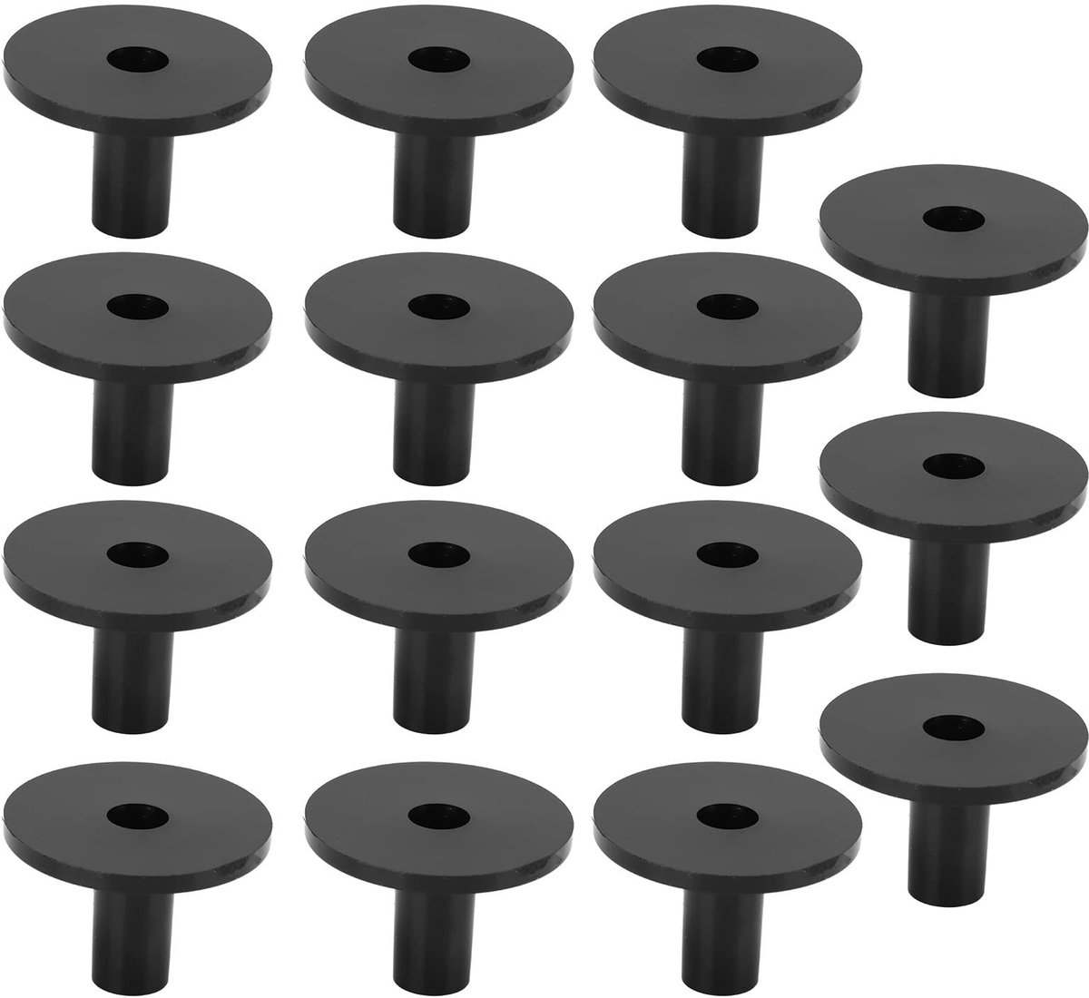 Dailygoods- Bekkenstandaardhoezen 15-delig - Drumbekkenhoezen - Vervangende Drumaccessoires - Duurzaam Kunststof - Lichtgewicht en Draagbaar - Drumhoezen