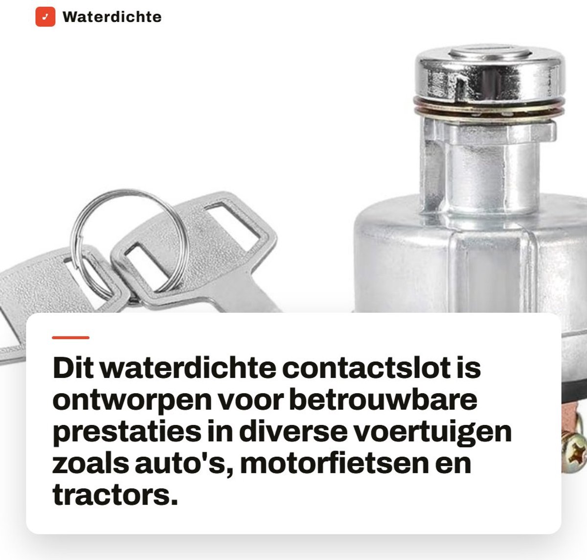 Dailygoods- Contactslot Waterdicht - Startschakelaar - Draadgraver met 6 Aansluitingen - 2 Sleutels - Geschikt voor Kobelco SK200-3/5 - Eenvoudig te Installeren - Sleutelschakelaar