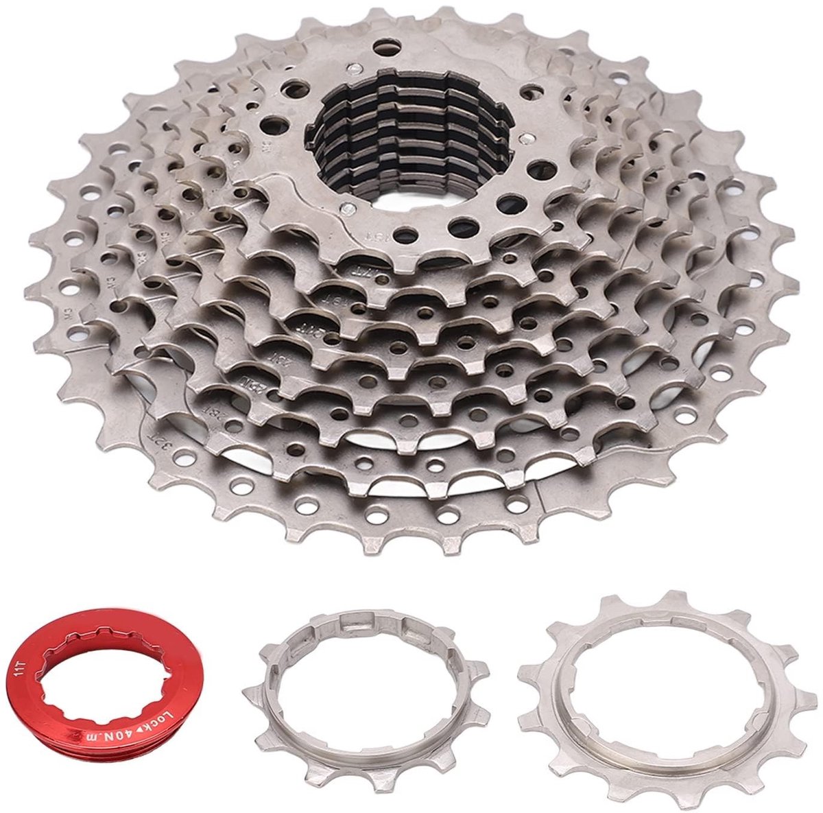 Dailygoods- Cassette 10 Speed 11-32T - Vrijloop Tandwiel - Fiets - Racefiets - Duurzaam - Lichtgewicht