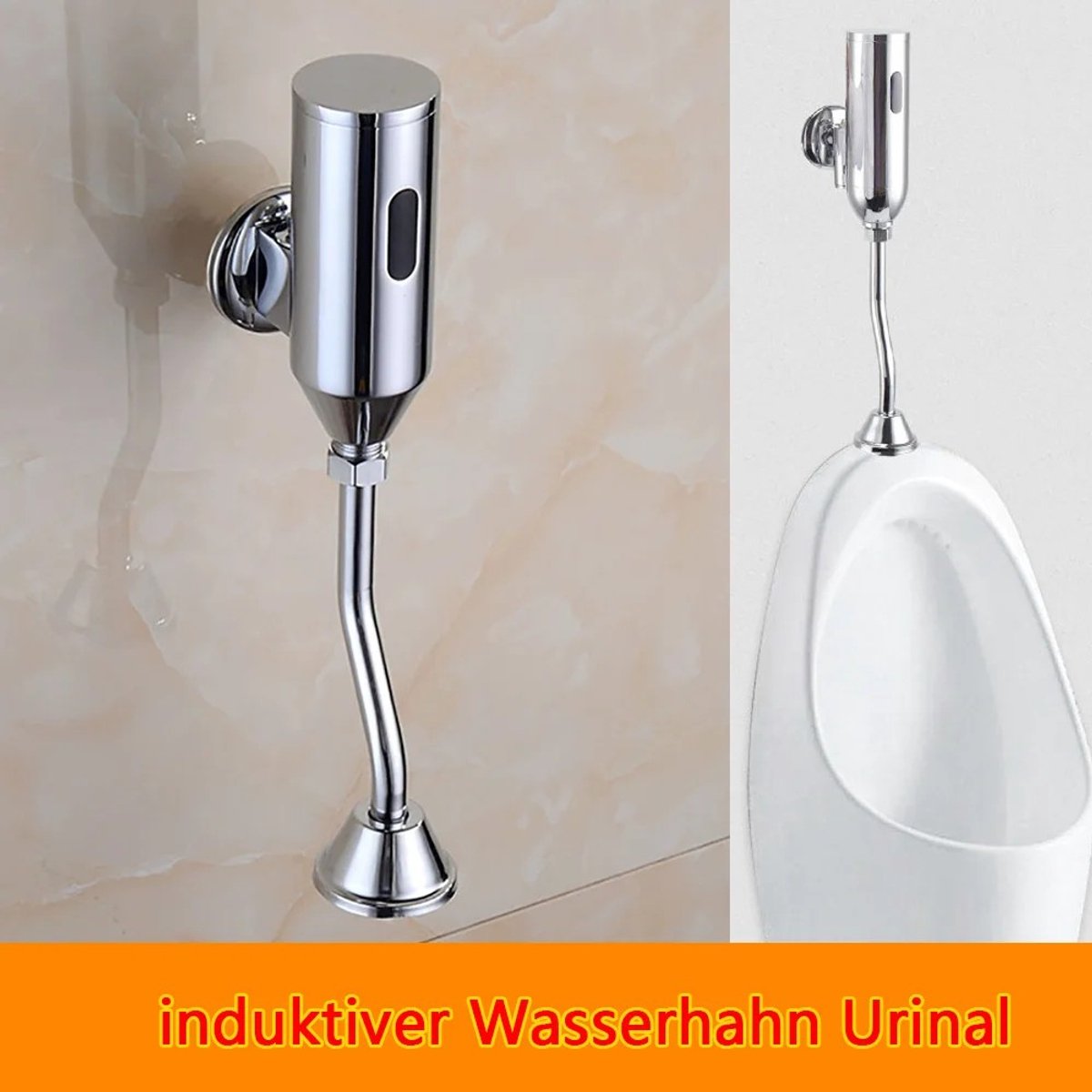 Dailygoods Toilet Automatische spoelklep Sensor Urinoir Badkameraccessoire Wandmontage Kraan Urinoir Toilet Automatische