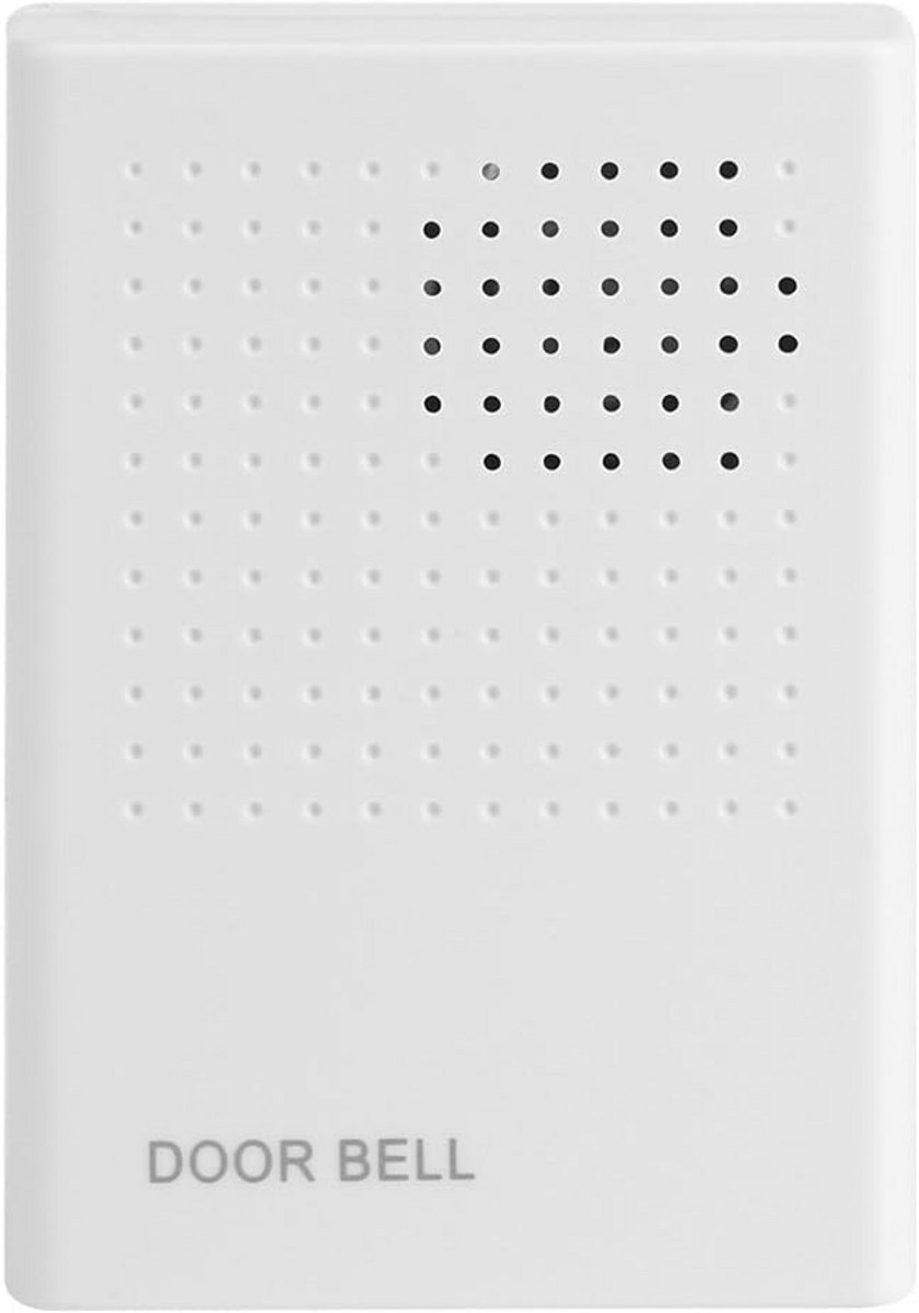 Bedrade Deurbel - Gastenmelder Alarm - Toegangscontrole Huis - 90DB Geluid - 87x62x23 mm - Zwart