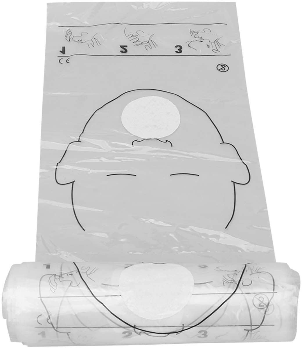 Dailygoods- Gezichtsbeschermingsschild Wegwerp - ABS Kunststof - Barrière voor Hart-Longreanimatie - Voorkomt Lichaamsvloeistoffen - Veilig en Schoon - Ondersteuning bij Noodsituaties - Reanimatieschild