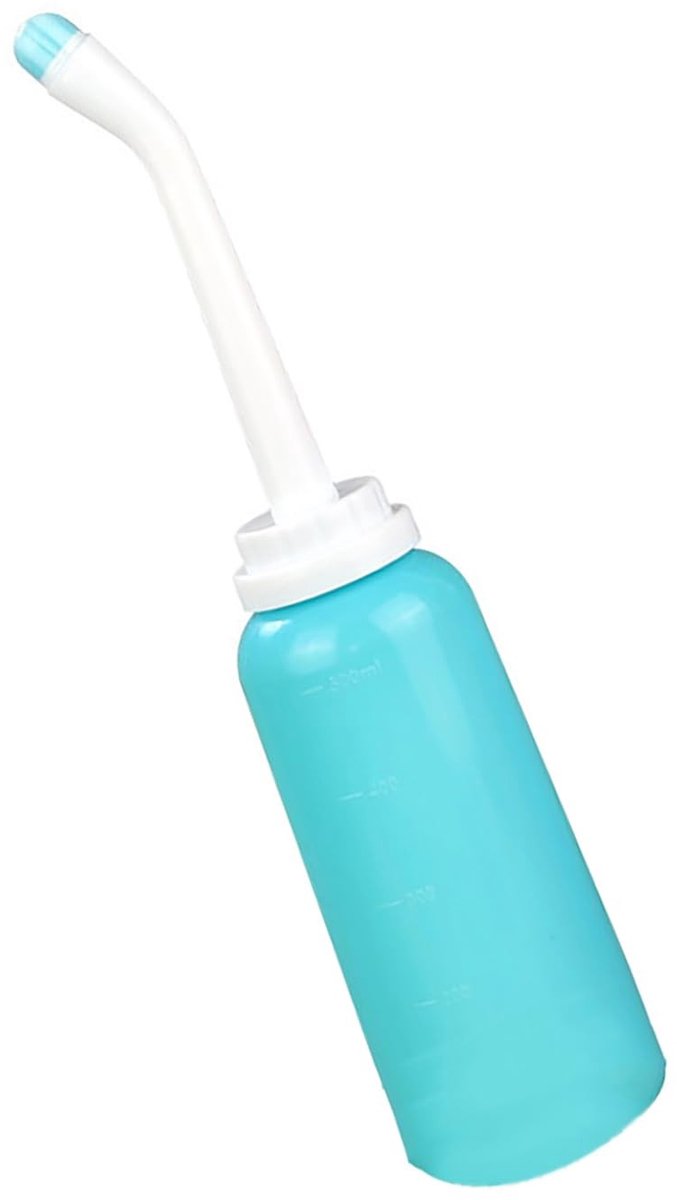 Dailygoods- Draagbaar Bidet 500 ml - Handheld Bidet - Ergonomische Knijpfles - Lichtgewicht en Draagbaar - Hygiënische Verzorging - Multifunctioneel Gebruik - Reisbidet