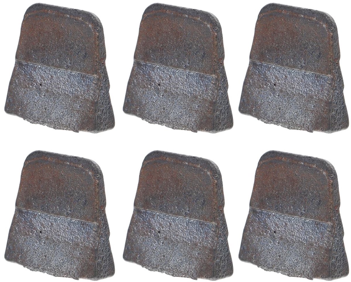 Dailygoods- Kloofwig - 6 Stuks - Reservewig voor Hamer - Metalen Wig - Gereedschapsondersteuning - Geschikt voor Landbouw/Bouw