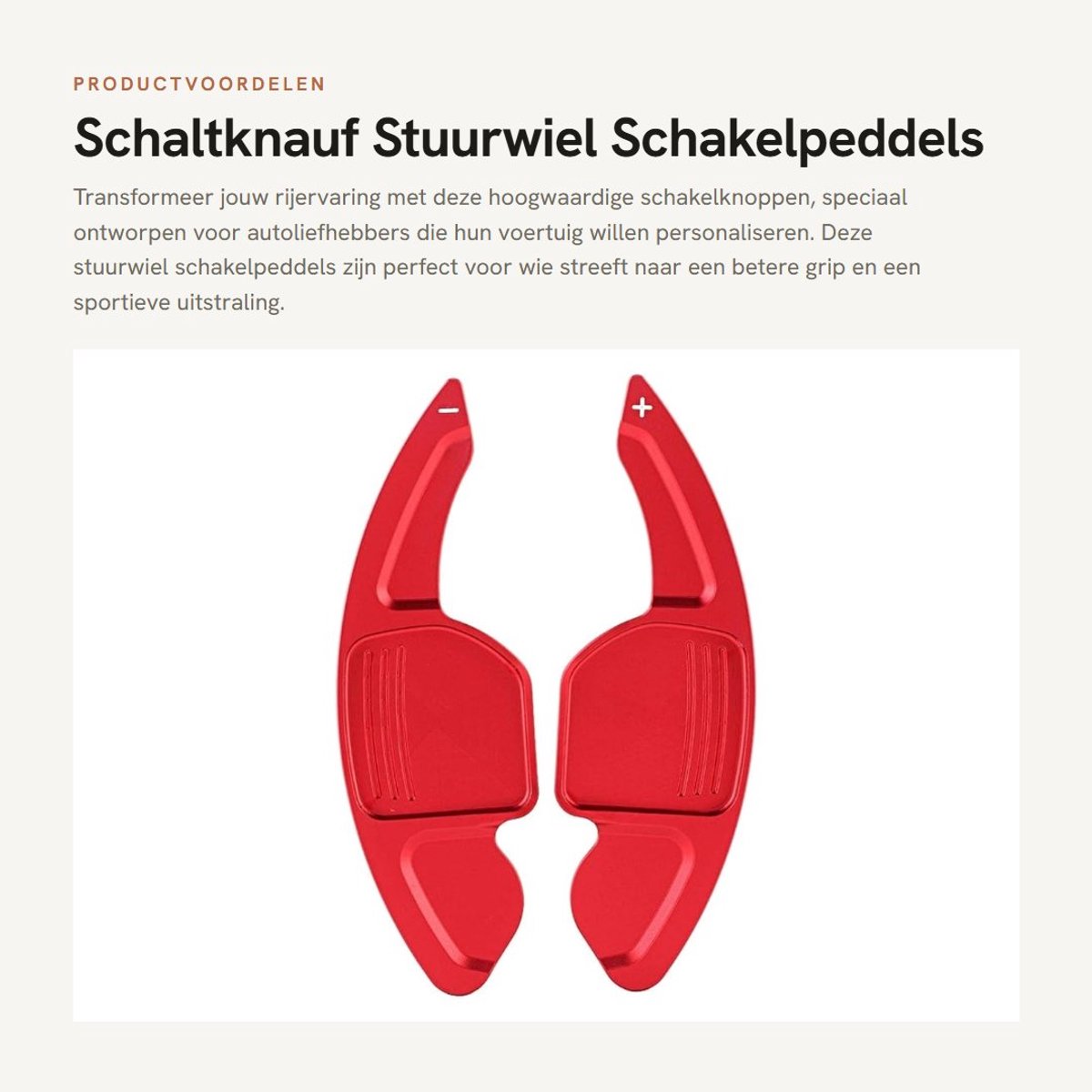 Dailygoods- Schaltknauf 2 Stuks - Aluminiumlegering - Antislip - Stuurwielverschuiver - Eenvoudig te installeren - Hoge sterkte - Schakelpeddel