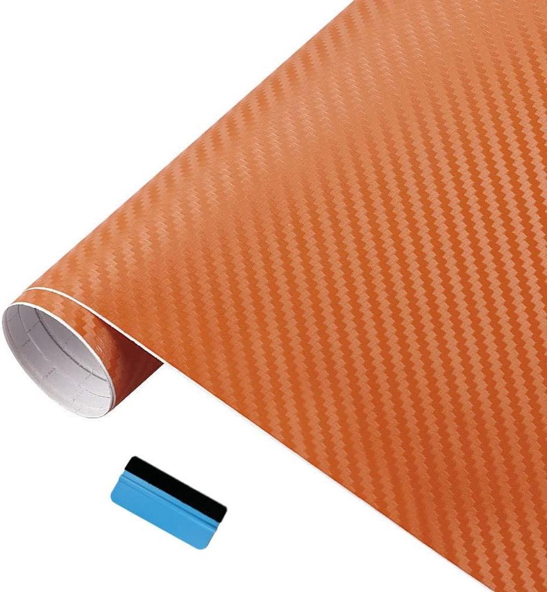 3D Carbon Folie - Vinyl Wrap - Auto Decoratie - Luchtkanaal Technologie - 30 x 300 cm - Or