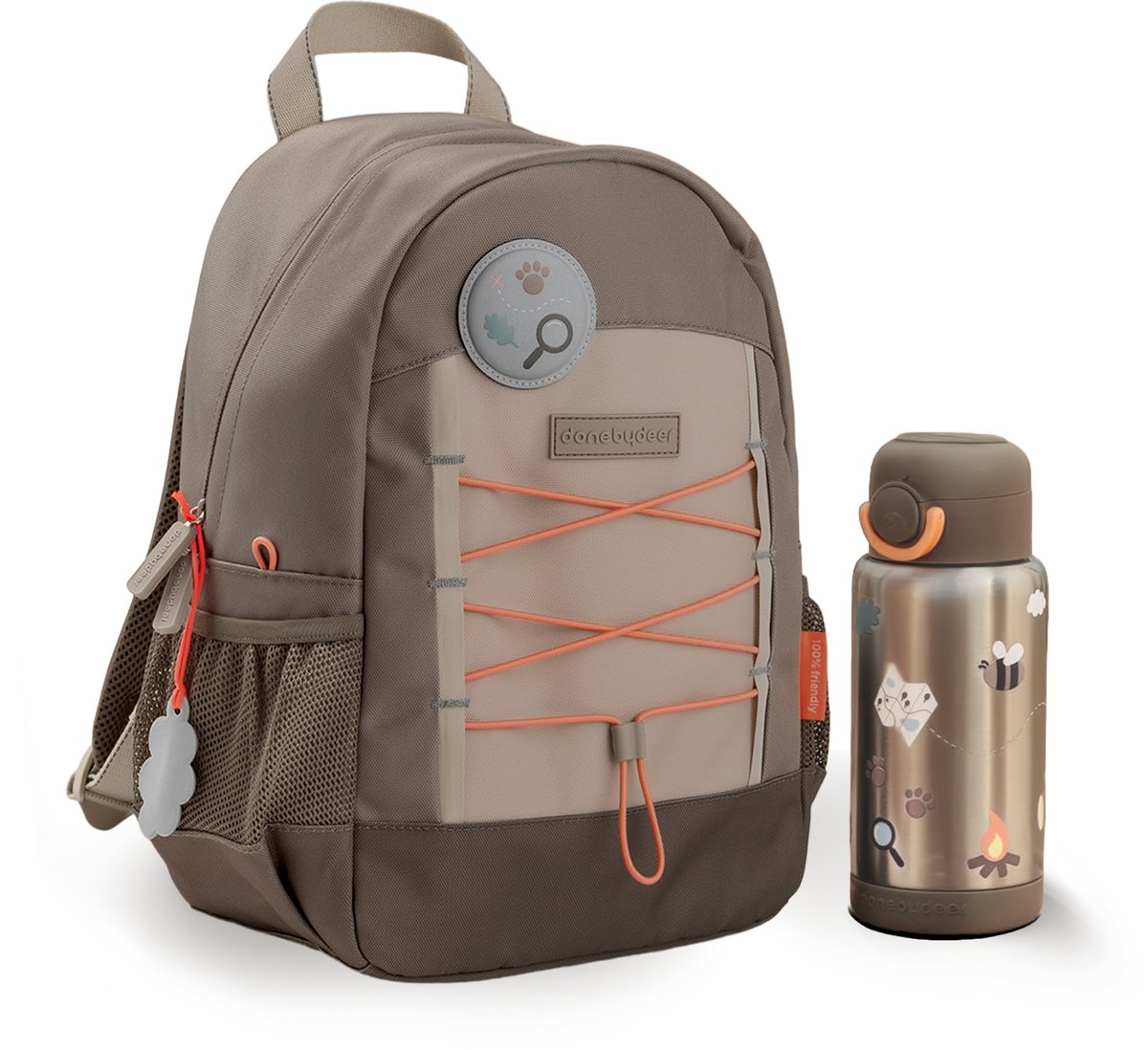 Done by Deer Back to School set Tiny Trails - Zand