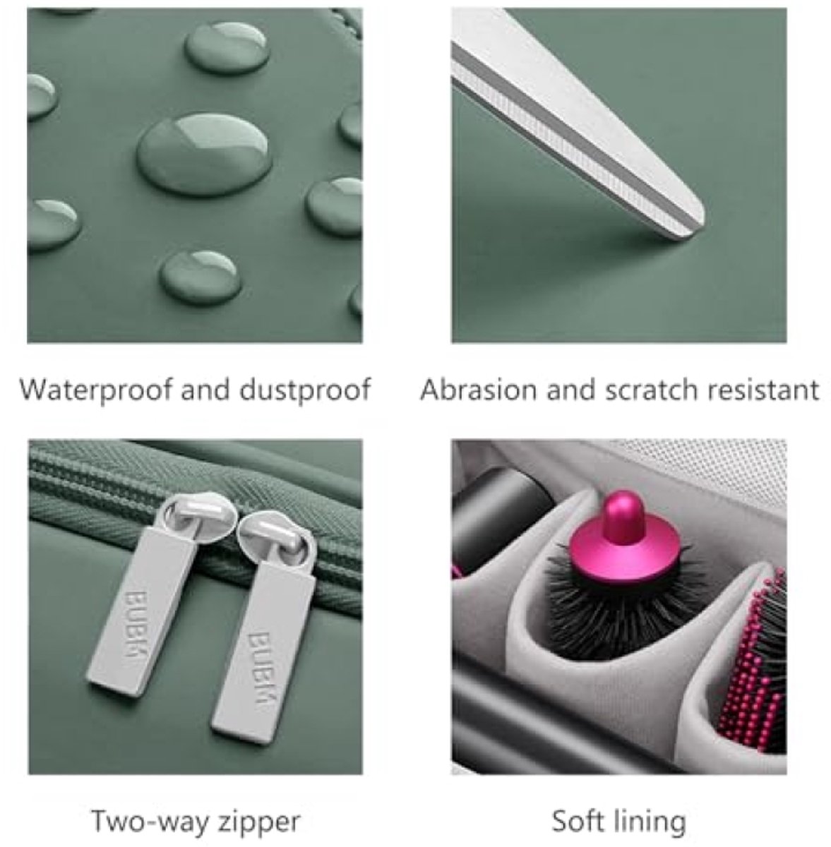 PromoHome Reistas voor Föhn - Draagbare Opbergtas voor Dyson Airwrap en Accessoires - Waterdichte Hangende Hairensembletas - Groot thumbnail 6