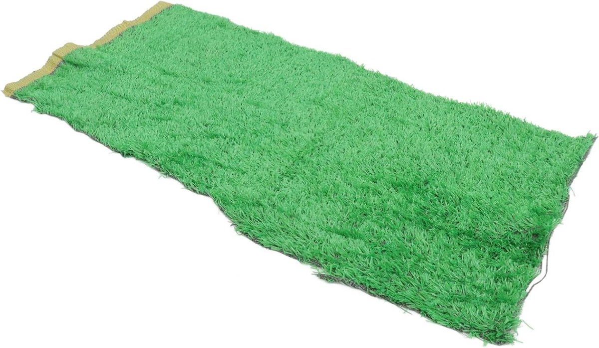 Kunstgras Gazon - Nep Grasmat - Doe-het-zelf Decoratie - Snijdbaar Materiaal - 100x50cm - Groen