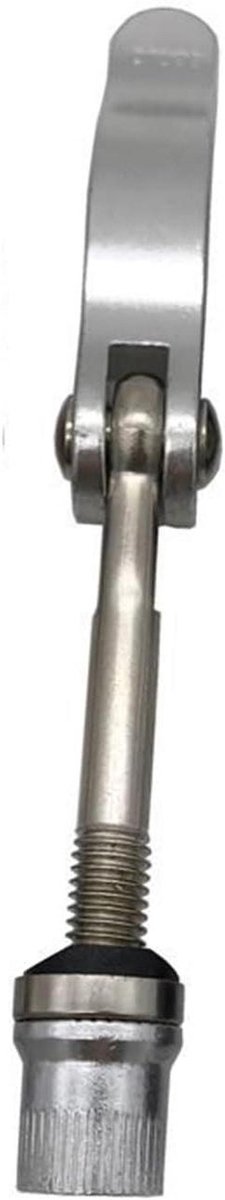 Fiets Zadelpen Klem - Zadelklem Bout - Fiets Zadel Verstellen - Snelle Bevestiging - M8x60mm - Zilver