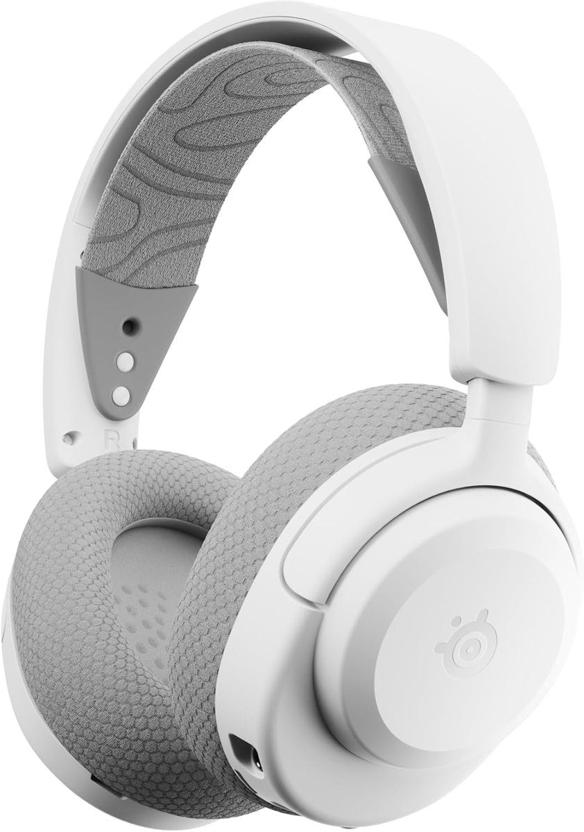 Draadloze Headset - Gaming Oortjes - Multiplatform Gaming - App Audio Control - 40 Uur Batterij - Wit