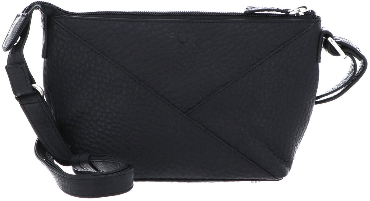 VOi schoudertas Hirsch Dagmar Crossover Bag Black zwart