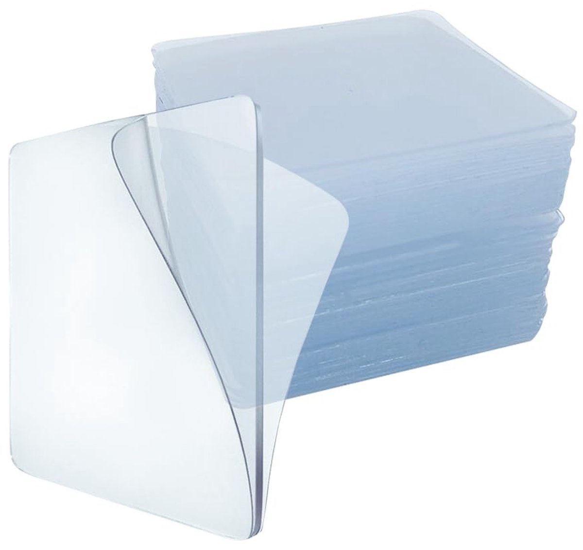 40 Stuks Dubbelzijdige Gel Plakbanden 6x6 cm - Multifunctionele Transparante Silicone Gel Pads voor Foto's, Muurdecoratie, Posters en Feestjes