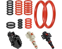 30 Stuks O-Ringen voor Koffiemachines, Siliconen Sealing Rings Set voor Onderhoud van Ventielen en Infusers