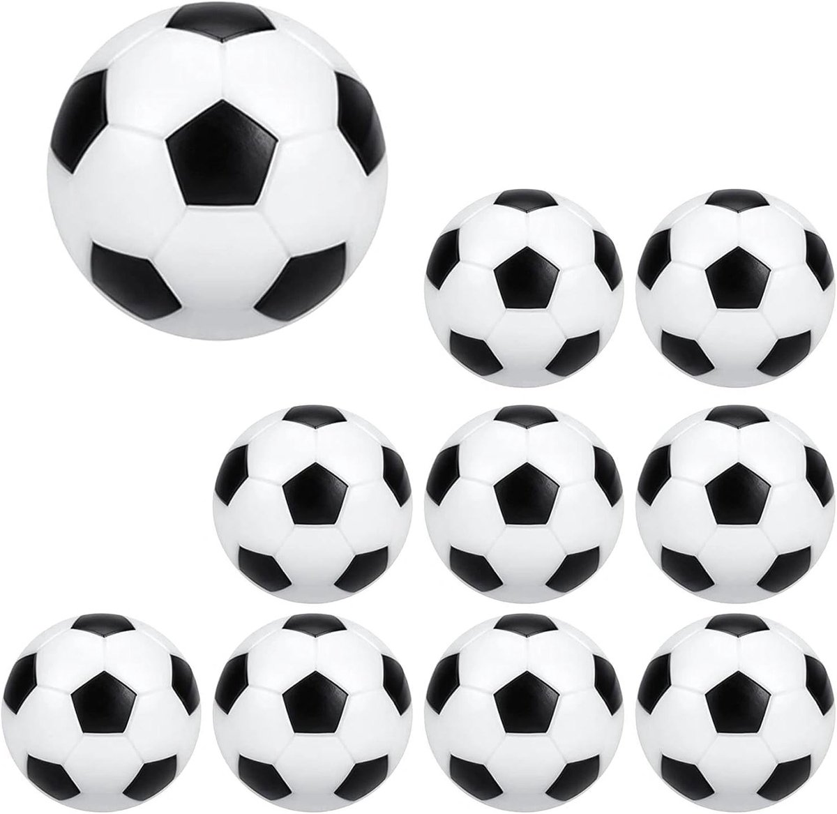 10 Stuks Voetbalvorm Gummen voor Creatieve 3D-Tekeningen, Schattige Schoolbenodigdheden en Mini-Voetballen voor Kinderen en Kantoor