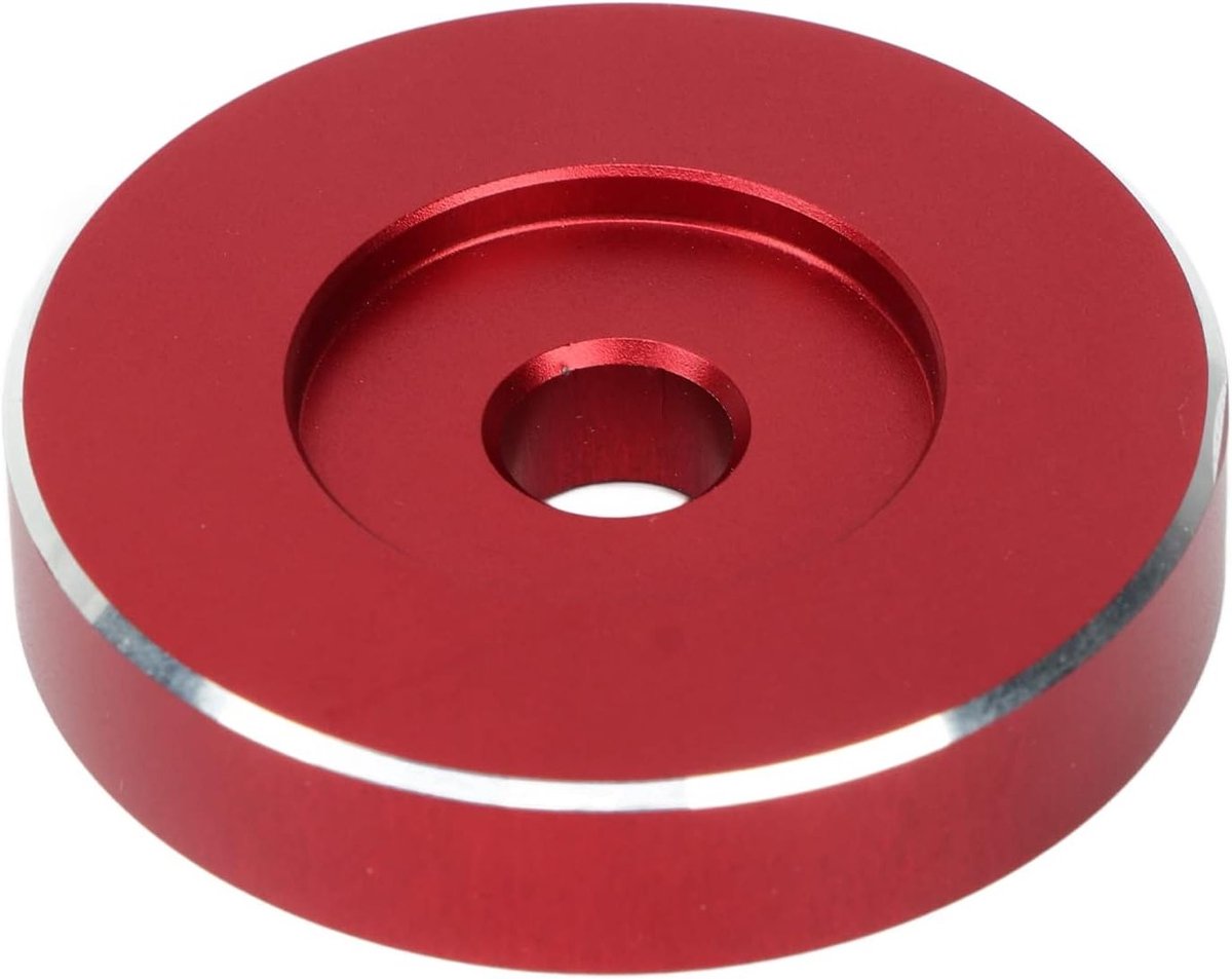 Aluminium 45 RPM Adapter voor 7 Inch Platenspeler, Verbeter Geluidskwaliteit, Eenvoudige Installatie en Stabiele Weergave