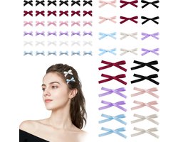 Elegante Mini Haarspeldjes met Strik, 66 Stuks Kleine Haaraccessoires voor Vrouwen, Perfect voor Diverse Haarstijlen en Gelegenheden