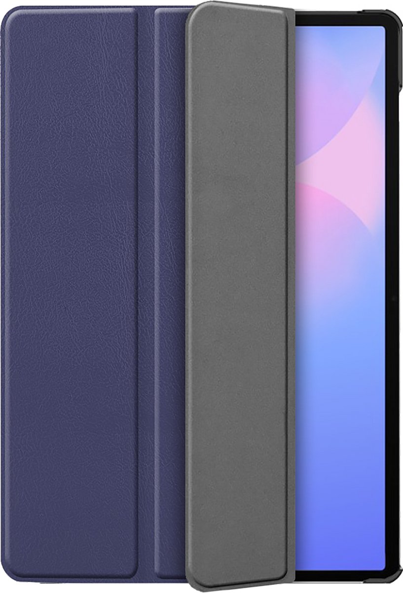 Just in Case tablet Hoes geschikt voor Samsung Galaxy Tab S10 FE Plus - TriFold Bookcase - Blauw