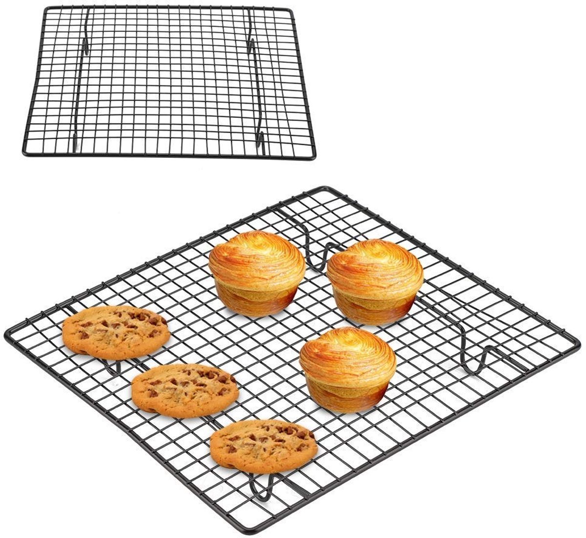 Golden crown - Kitchen radiator grill plate - Roestvrij staal - Non-stick coating - 26 x 2