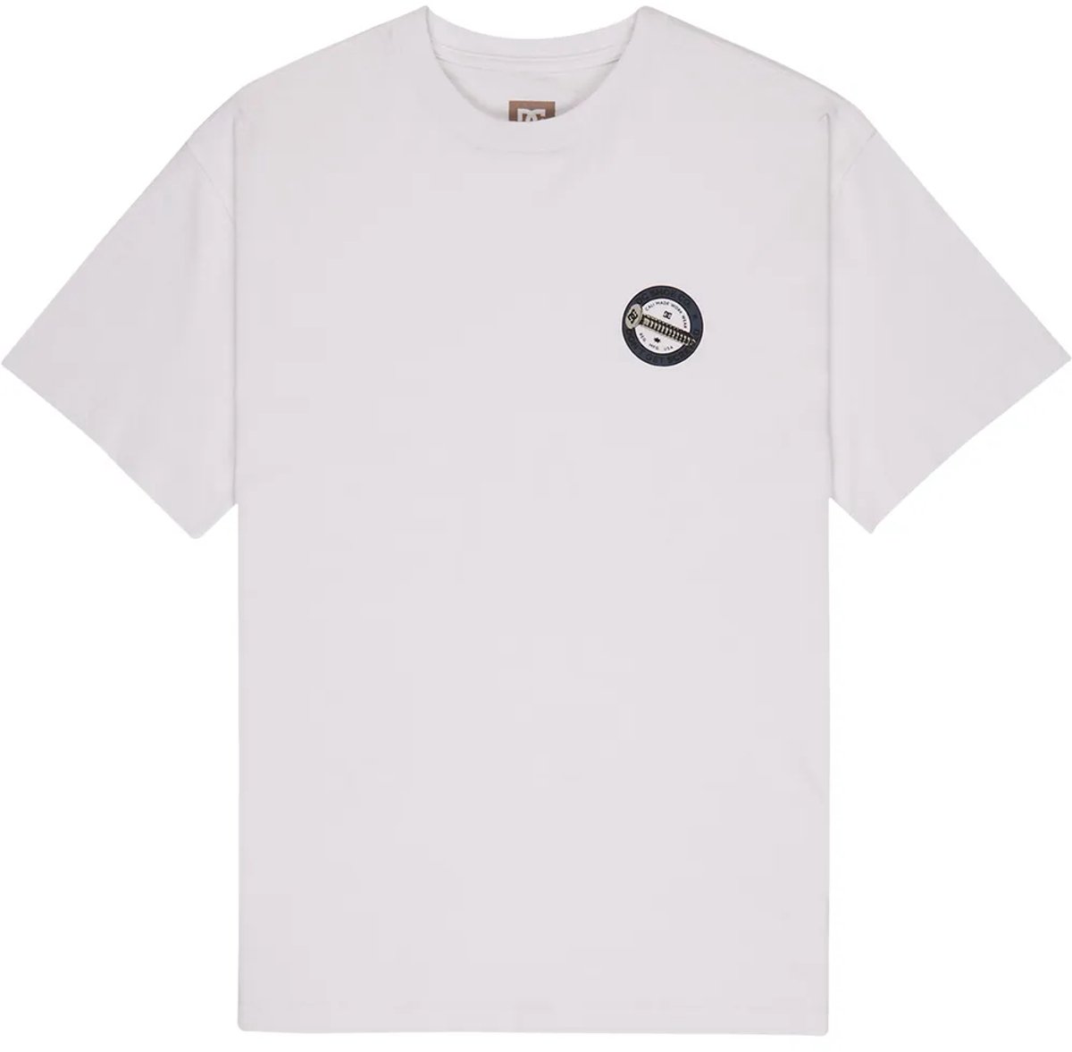 Dc Shoes Screwed Up T-shirt Met Korte Mouwen L Man Wit