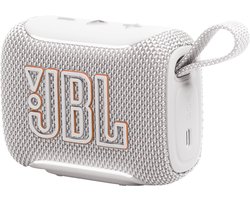 JBL Go 5 - Draadloze Bluetooth Mini Speaker – Voor Onderweg en Thuis – Sfeerverlichting - Draadloos Muziek Box – Boxje - 10 uur - IP68 - Waterdicht - Wit