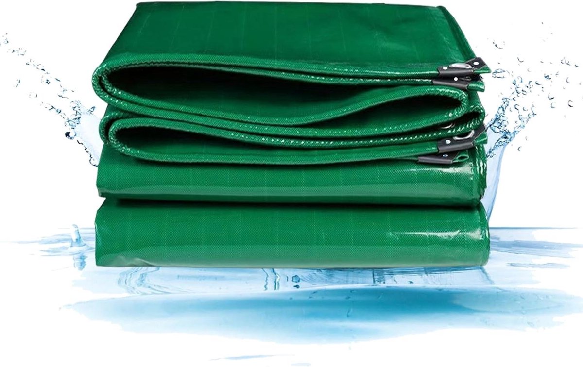 Dekzeil - Beschermhoes - Buiten beschermen - Waterdicht UV bestendig - 1x24.5 m - Groen