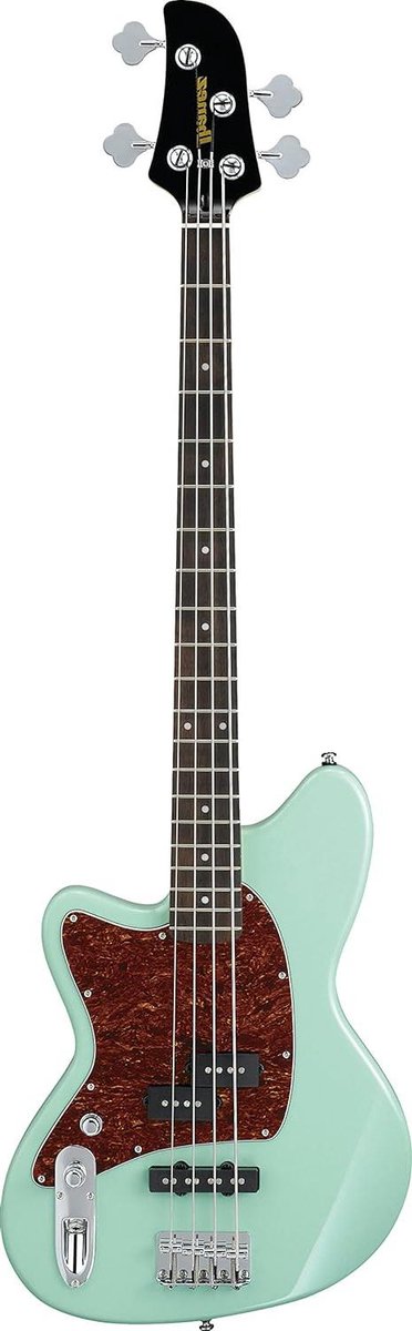 Elektrische basgitaar - 4-Snaar Bas - Muziek Maken - Glanzende Afwerking - Vol - Mint Groen