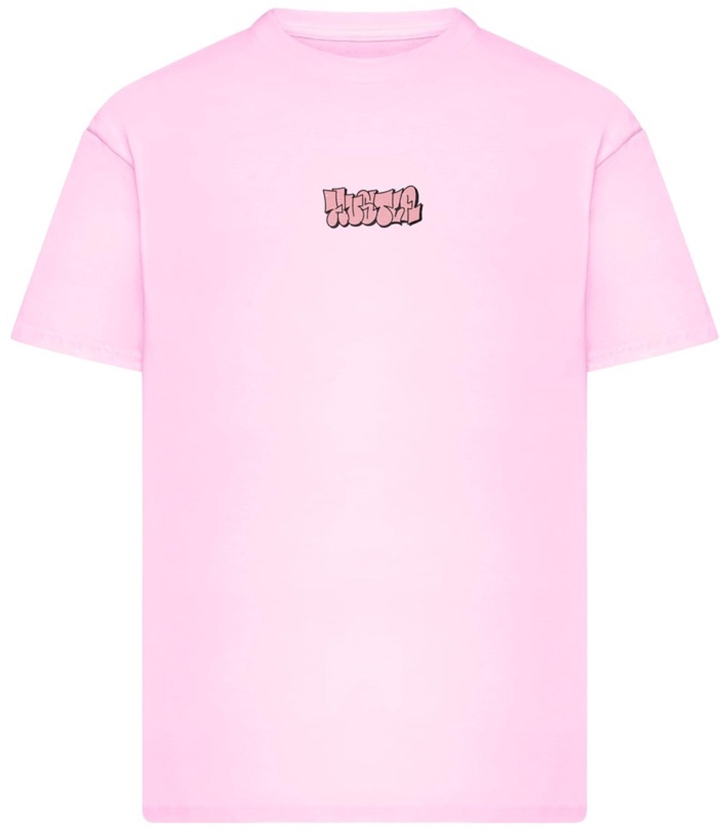 Mister Tee Crown Car II Oversize Heren Tshirt XL Roze