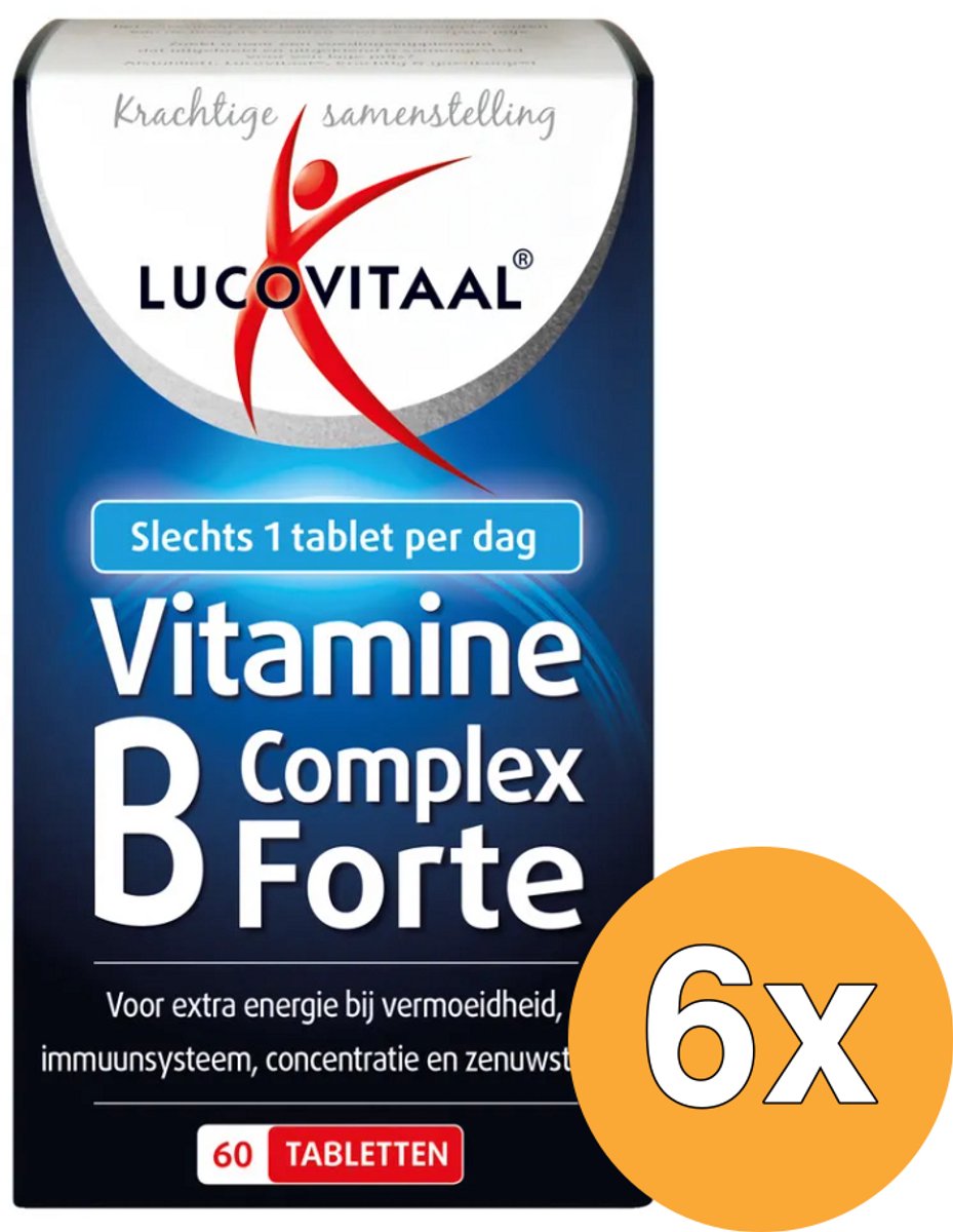 6x Lucovitaal Vitamine B Complex Forte (60 tabletten)