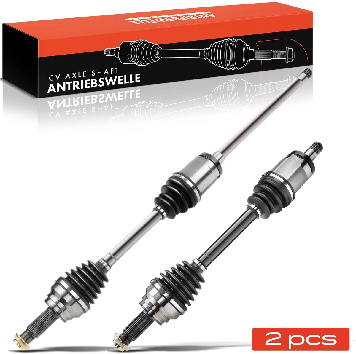 Frankberg 2x Aandrijfas Vooras voor BMW X5 E70 X6 E71 E72