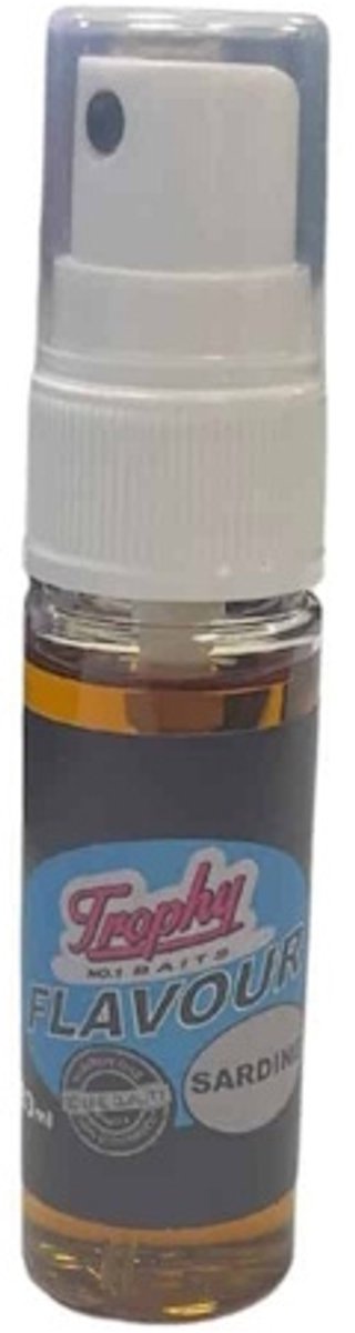 Trophy Baits Flavour Spray 20ML – verkrijgbaar in Strawberry, Scopex, Squid, Sardine, Liver en Garlic Sardine 20ML