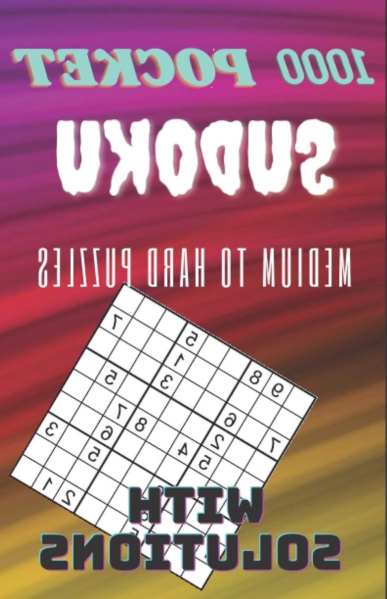 Sudoku Puzzelboek - Puzzelboek Medium Hard - Reizen en Ontspanning - 1000 Puzzels Inclusief Oplossingen - 5.5 x 8.5 Inch