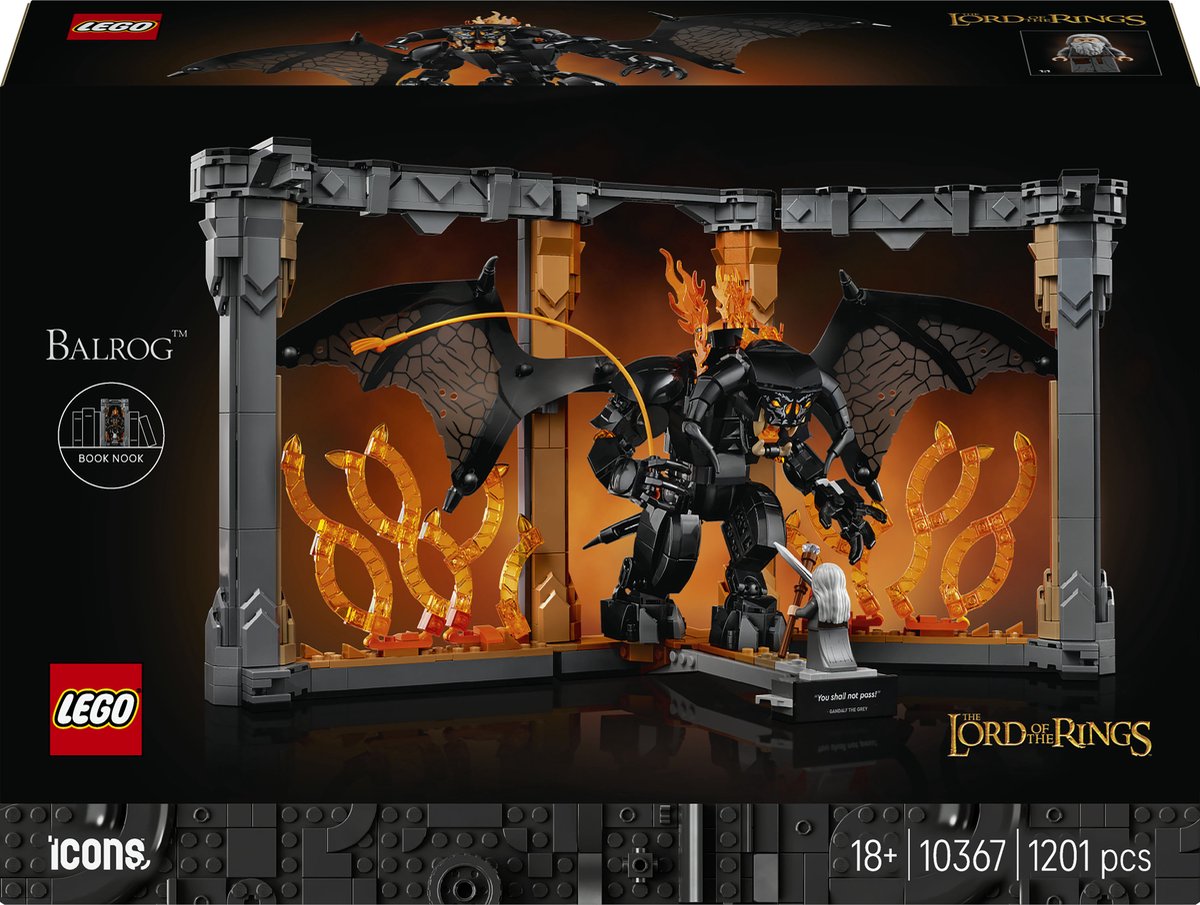 LEGO Icons Boekensteun: The Lord of the Rings – Balrog Set - 10367 — afbeelding 19