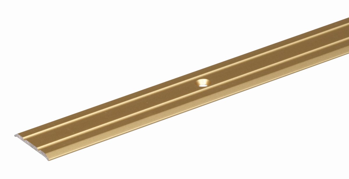 Alberts 491383 overgangsprofiel | geboord | aluminium, goudkleurig geanodiseerd | 900 x 38 mm