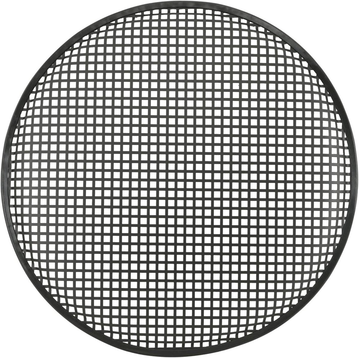 Metalen Speaker Grill - Luidspreker Bescherming - Audio Installatie - Met Rubberen Rand - 300mm Diameter - Zwart
