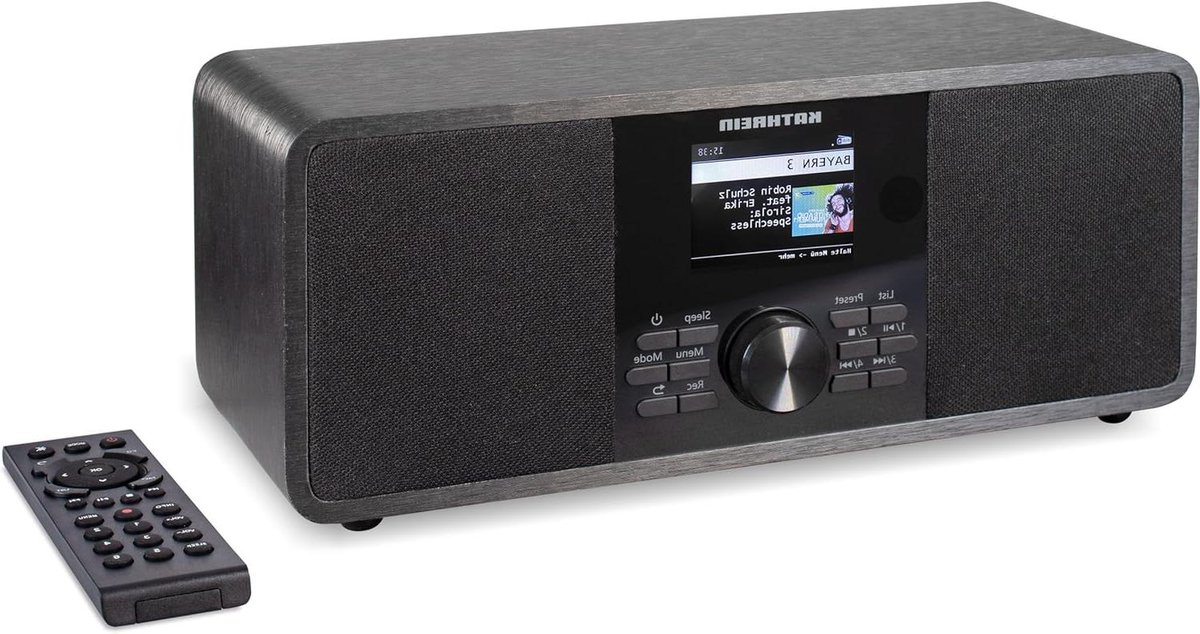 Internetradio Stereo - Draadloze Muziekspeler - Muziek Streamen - Bluetooth Zendfunctie - 30 Watt - Zwart