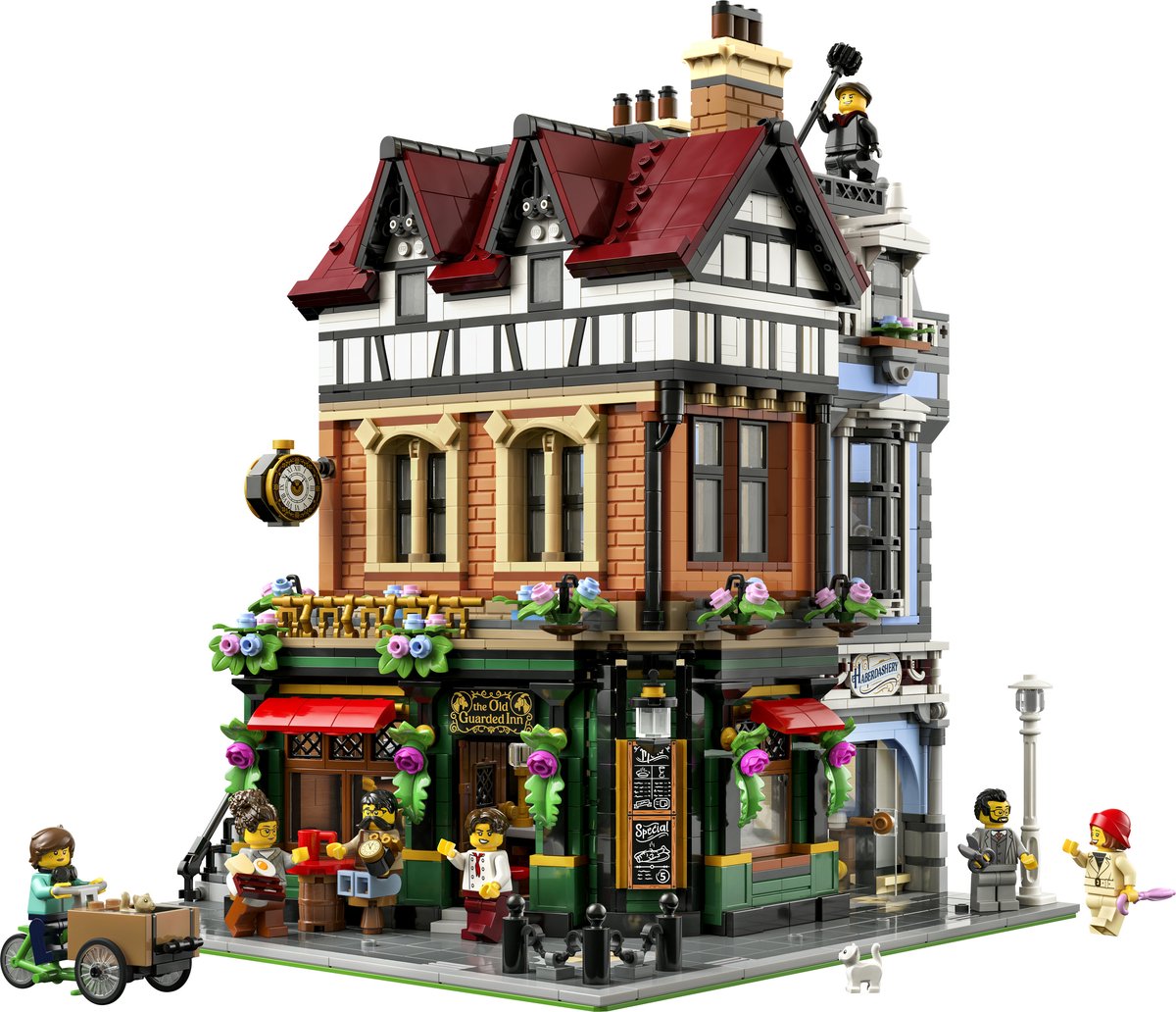 LEGO Icons 10350 - Hoekpand in tudorstijl - Tudor Corner — cadeau in Spellen & Speelgoed - foto 6