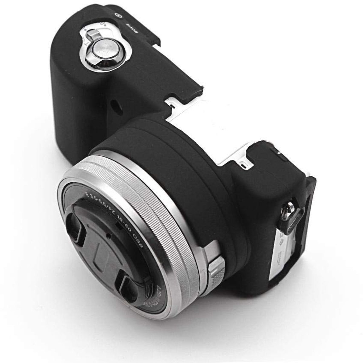 Store_7 - Camera Case - Siliconen Hoes - Beschermende Cover - Zwart - Anti-slip - Geschikt voor A5000 A5100 - Lichtgewicht